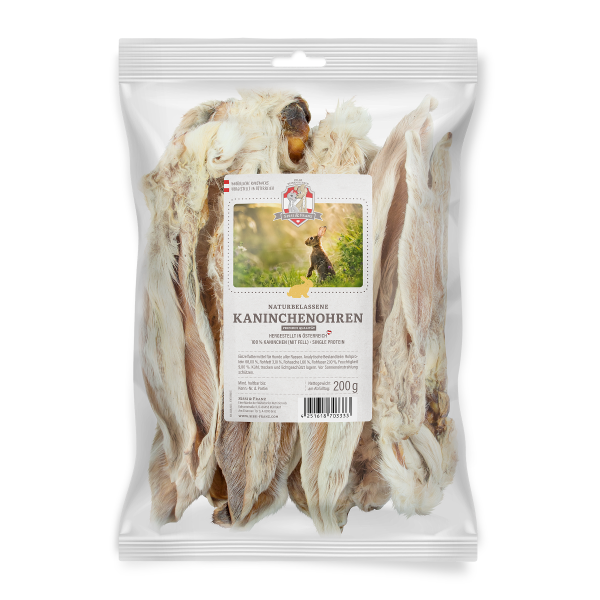 Sissi & Franz  Kaninchenohren mit Fell 200 g