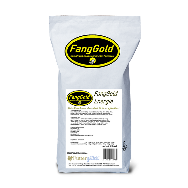 FangGold Energie mit 38% Lachs 15 kg, Monoprotein