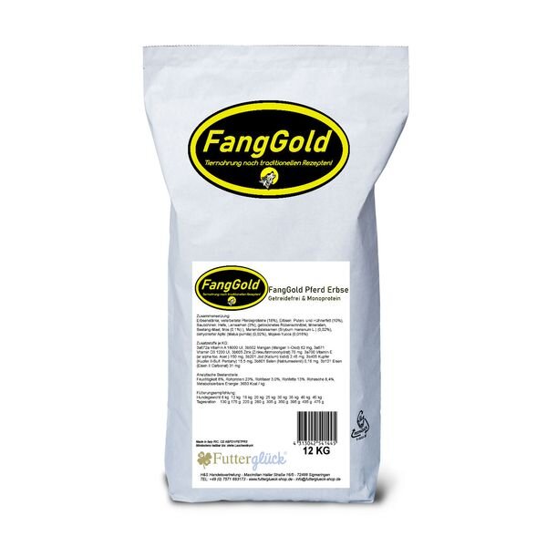 FangGold Pferd & Erbse Monoprotein 12 kg