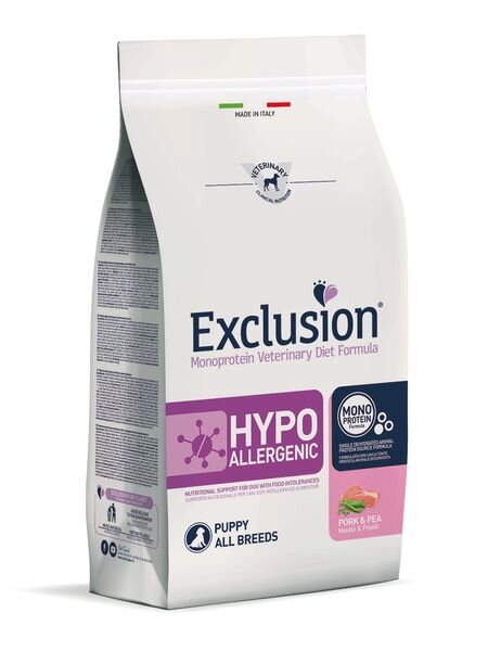 Exclusion Hypoallergenic Schwein & Erbse Medium/Large 12 kg