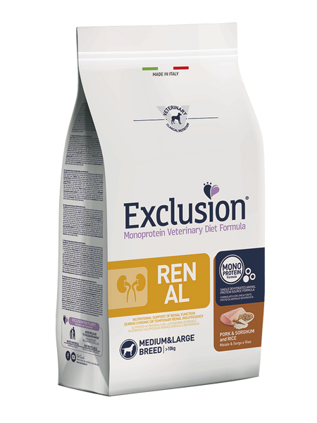Exclusion Renal Schwein, Hirse & Reis Medium/Large 12 kg