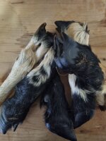 Zooba Ziegenfüße mit Fell für Allergieger geeignet  1 A Ware