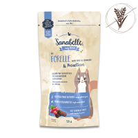 Mini-Fleischsticks Forelle & Preiselbeere