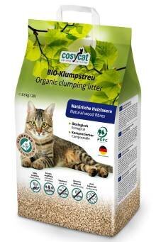 Cosycat Bio Katzenstreu 20 Liter 3 x 8,6 kg fein