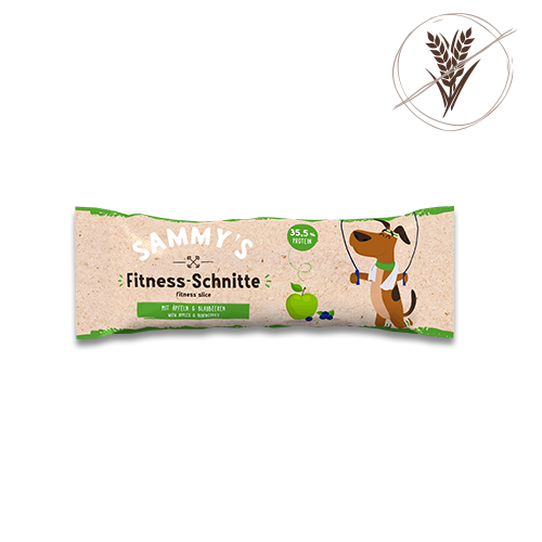 Sammys Fitness-Schnitte mit Äpfeln & Blaubeeren 25 g
