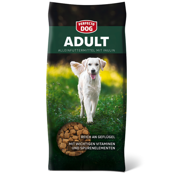 Perfecto Dog Trockenfutter mit Inulin Adult 3kg