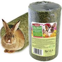 Perfecto Nager Heu-Tunnel mit Blüten groß 750g