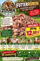 Zooba Futterr&uuml;ben  20 kg