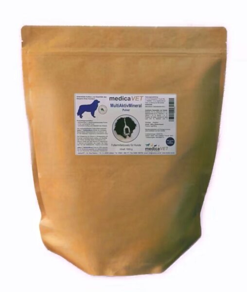 medicaVET MultiAktivMineral für Hunde, Pulver, 1500g Doypack