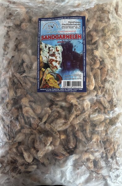 Sandgarnelen lose, gebrüht 1Kg Frostfutter
