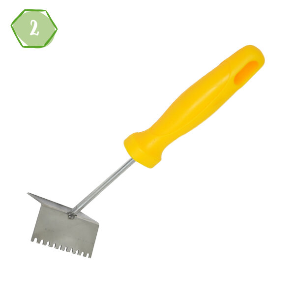 Reinigungskratzer für Absperrgitter
