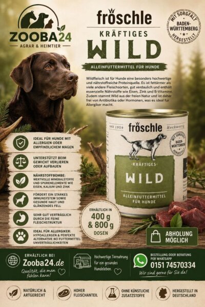 Fröschle Kräftiges Wild 12 x 800 g
