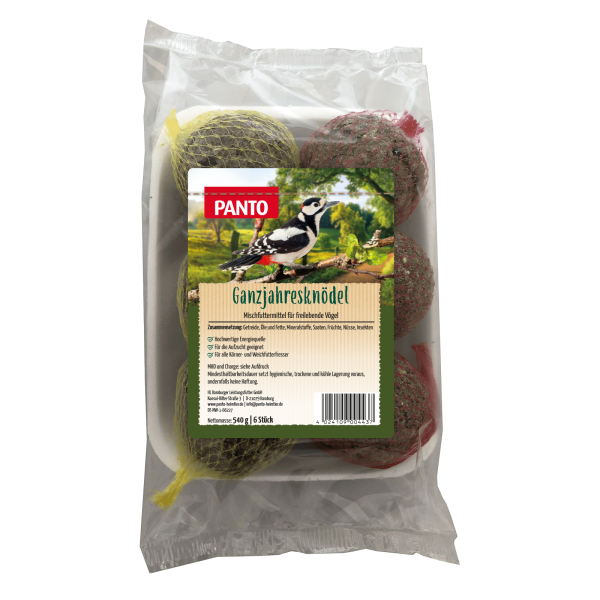 PANTO Ganzjahresknödel 6er mit Tablett 540 g