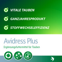Avidress Plus Senkt das Infektionsrisiko im Trinkwasser für Tauben & Kaninchen