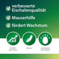 Hennengold -vermindert Brucheier & Federfressen - unterstützt Federwachstum & Federkleid