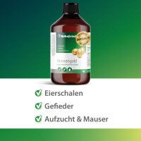 Hennengold -vermindert Brucheier & Federfressen - unterstützt Federwachstum & Federkleid