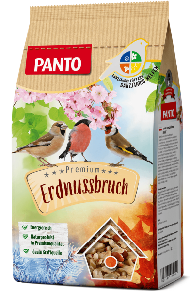 PANTO Erdnussbruch halbe und ganze mit Haut 1kg