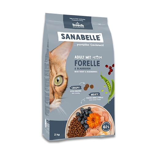 Sanabelle Adult mit Forelle & Blaubeeren 400 g
