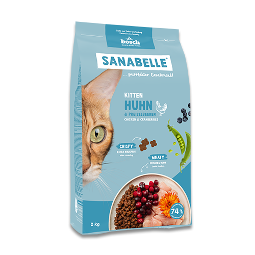 Sanabelle Kitten Huhn & Preiselbeeren 8 kg