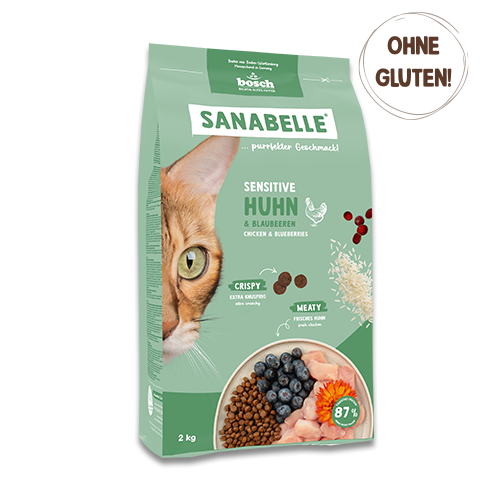 Sanabelle Sensitive Huhn & Blaubeeren