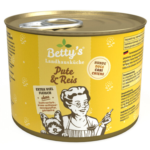 Betty`s Landhausküche Pute & Reis 6 x 800 g